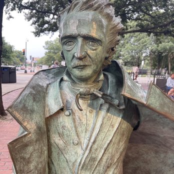 Edgar Allan Poe Statue - Poe - Public Art Near Me - Boston, Massachusetts