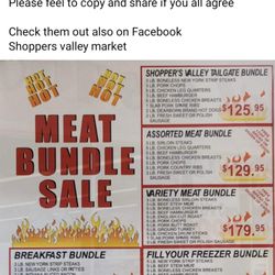 Shoppers Valley Supermarket - Best meat bundles around