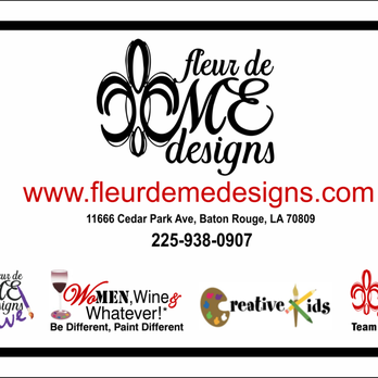 Fleur de ME Designs - Art Classes Near Me - Baton Rouge, Louisiana Fleur de ME Designs - Art Classes Near Me - Baton Rouge, Louisiana