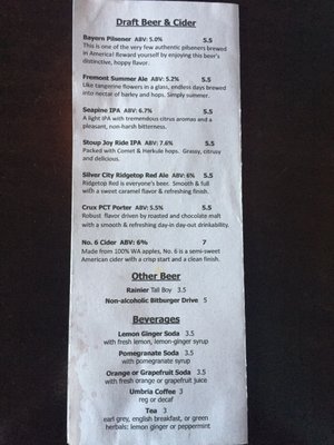 Menu photo 5 The Blue Glass Seattle, WA Menu photo 5 The Blue Glass Seattle, WA