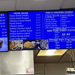 Shark’s Fish And Chicken - Menus