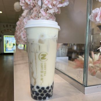 Cozy Tea Loft - Cloud foam tieguanyin oolong milk tea with boba $7+! - Bubble Tea Near Me - San Jose, California