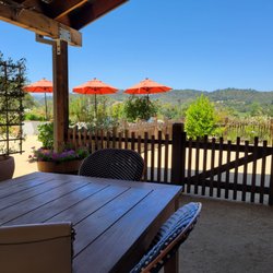 Leone Wine Tours - The view from our table at Capo Creek