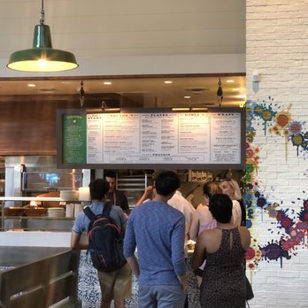 Flower Child - Walk up to order food. They give you a number to take to your table and then bring your food to you. - Salad Near Me - Austin, Texas