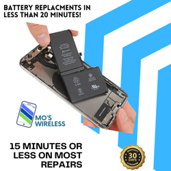MO's Wireless - Cell phone & Computer Repair - Same day battery replacements.
