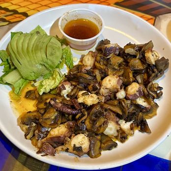 La Sierra - Hongos Al Ajo with Octopus Added! - Mexican Near Me - Payson, Arizona La Sierra - Hongos Al Ajo with Octopus Added! - Mexican Near Me - Payson, Arizona