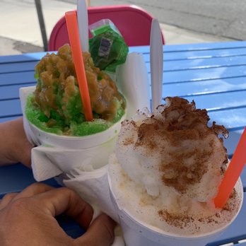 Heaven Snow - Caramel apple and horchata - Shaved Ice Near Me - Ceres, California