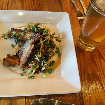 The Local - Crispy Double "H" Farms Pork Belly - New American Near Me - Charlottesville, Virginia The Local - Crispy Double "H" Farms Pork Belly - New American Near Me - Charlottesville, Virginia
