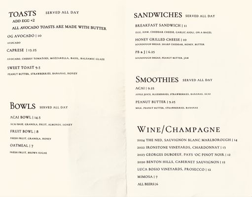 Menu photo 3 Nurture Coffee  Eats Bass Lake, CA