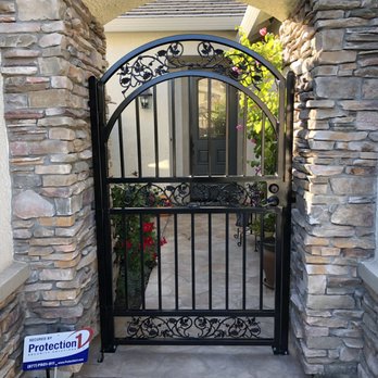 Pegasus Iron Works - Custom entry courtyard gate - Fences & Gates Near Me Pegasus Iron Works - Custom entry courtyard gate - Fences & Gates Near Me