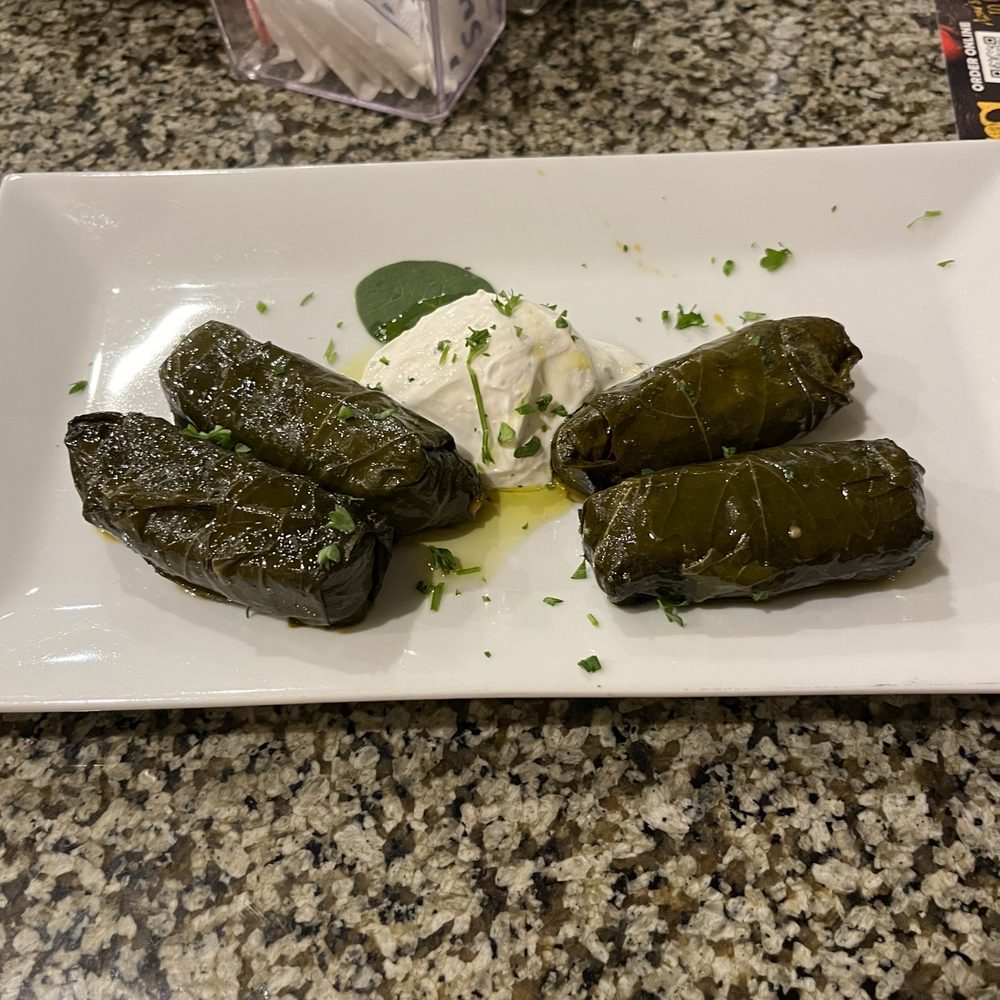 Azar's Mediterranean Cuisine - App Stuffed Grape Leaves - Mediterranean Near Me - Virginia Beach, Virginia Azar's Mediterranean Cuisine - App Stuffed Grape Leaves - Mediterranean Near Me - Virginia Beach, Virginia