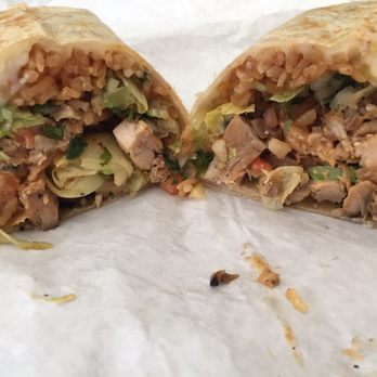 Bom Bom Grill - Half & half burrito. Chicken was good but the beef was a bit tough. - Asian Fusion Near Me - Bellflower, California Bom Bom Grill - Half & half burrito. Chicken was good but the beef was a bit tough. - Asian Fusion Near Me - Bellflower, California
