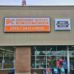 B & C Discount Outlet - Outside view of B&C Discount Outlet LLC.