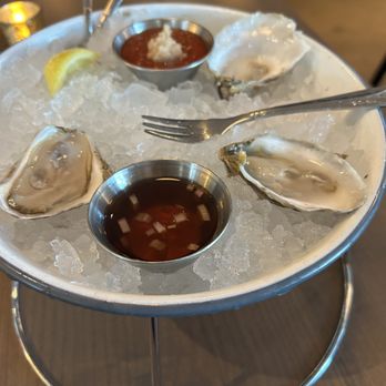 The Salt Line - Two of the three oysters I tried. - Seafood Near Me - Washington, DC, District of Columbia