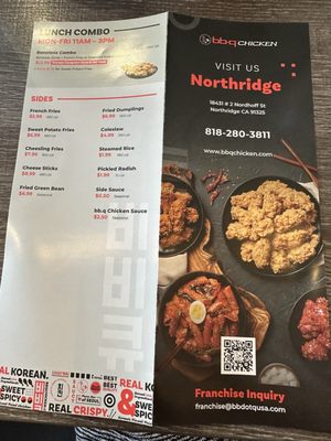 Menu photo 6 bb.q Chicken Northridge Northridge, CA