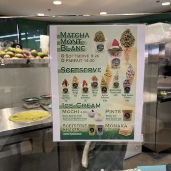 Matcha Ren - Menu 1 - Ice Cream & Frozen Yogurt Near Me - Costa Mesa, California