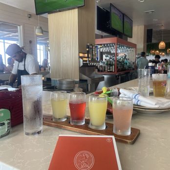 Pier 6 - mimosa flight - Seafood Near Me - San Leon, Texas