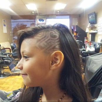 R Spot - She was so excited to get the side shaved and designed. He never done a side cute like this before but did a great job. - Barbers Near Me - Bakersfield, California R Spot - She was so excited to get the side shaved and designed. He never done a side cute like this before but did a great job. - Barbers Near Me - Bakersfield, California