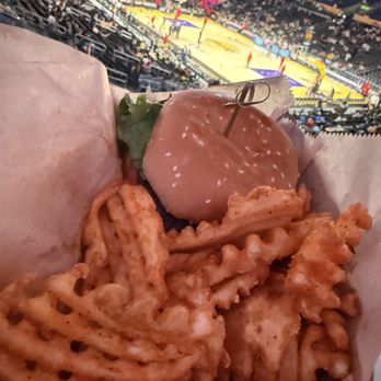 Crypto Arena - Burger and fries - Stadiums & Arenas Near Me - Los Angeles, California