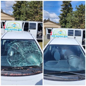 NW AutoGlass Solutions - Smashed windshield - Auto Glass Services Near Me NW AutoGlass Solutions - Smashed windshield - Auto Glass Services Near Me
