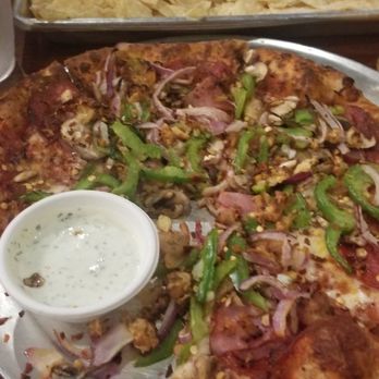 Pinthouse Pizza - This pizza was amazing! I just wish I was told that you can do half and half. My entire pizza was only one kinda and rn that sucked. - Brewpubs Near Me - Round Rock, Texas Pinthouse Pizza - This pizza was amazing! I just wish I was told that you can do half and half. My entire pizza was only one kinda and rn that sucked. - Brewpubs Near Me - Round Rock, Texas
