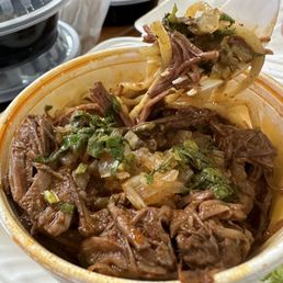 Birria Ramen, loaded with beef!