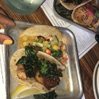 Bodega Taco Bar - Ya mom taco / jerk chicken kale chips plantains  Gamba taco/ shrimp taco - Mexican Near Me - Fairfield, Connecticut