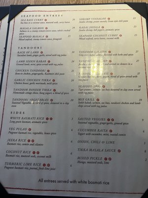 Menu photo 7 Namaste India Bistro Monterey, CA Menu photo 7 Namaste India Bistro Monterey, CA