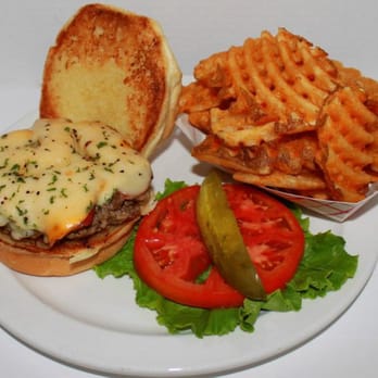Chick's On The River - Chick's Burger.   We cut and grind all the beef right here in the store!  THAT IS FRESH CHUCK SHOULDER THAT TASTE SO GOOD! - American Near Me - Quincy, Illinois