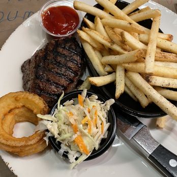 Montana's - Honestly the steak wasn't good. Really hard to cut and chew and had an "off" flavour :/ - Comfort Food Near Me - Milton, Ontario Montana's - Honestly the steak wasn't good. Really hard to cut and chew and had an "off" flavour :/ - Comfort Food Near Me - Milton, Ontario