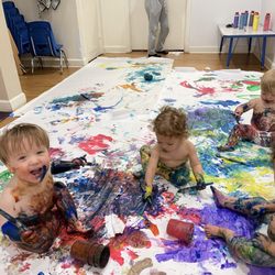 Tiny Giants - Painting at Tiny Giants, Too!