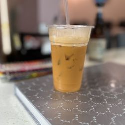 Kiara Nail Lounge - Yummy Thai tea while being pampered :)