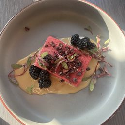 Beets cremeux: desert