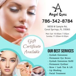 Angel Eyes Brow & Lashes - Walk-in & Appointment Welcome