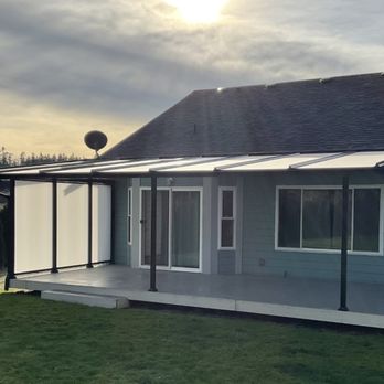Evergreen Home Pro - Patio cover with side walls - Windows Installation Near Me - Kent, Washington