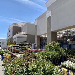 Lowe's Home Improvement - View of the front of the store from the garden center.