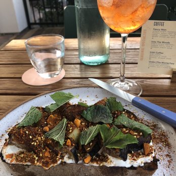 Mayfield - Eggplant toast was a party in my mouth! - New American Near Me - San Juan Capistrano, California