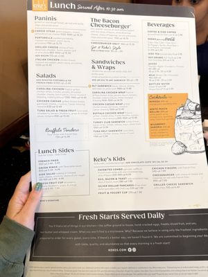 Menu photo 1 Keke's Breakfast Cafe Tallahassee, FL Menu photo 1 Keke's Breakfast Cafe Tallahassee, FL