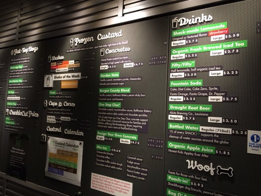 Menu photo 7 Shake Shack Garden State Plaza Paramus, NJ