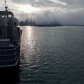 Scoma's Restaurant - Fishing boats. Real thing - Seafood Near Me - San Francisco, California