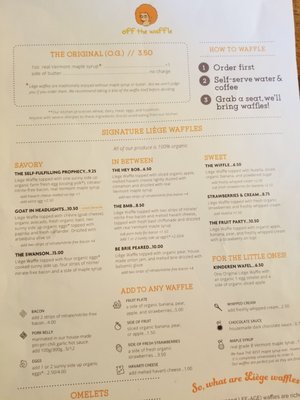 Menu photo 3 Off The Waffle Eugene, OR