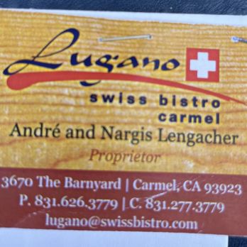 Lugano Swiss Bistro - Swiss Bistro - Fondue Near Me - Carmel, California Lugano Swiss Bistro - Swiss Bistro - Fondue Near Me - Carmel, California