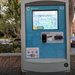 Chevron - Payment options. You can pay when you're getting gas, or when you're in line
