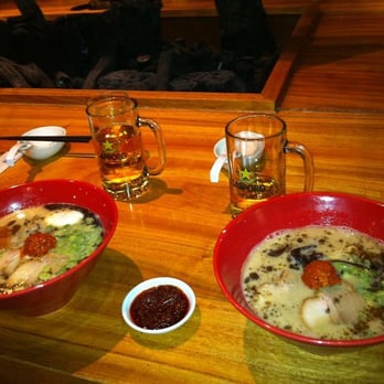 IPPUDO NY - Akamaru Modern with Braised Pork Belly and a Poached Egg - Ramen Near Me - New York, New York IPPUDO NY - Akamaru Modern with Braised Pork Belly and a Poached Egg - Ramen Near Me - New York, New York
