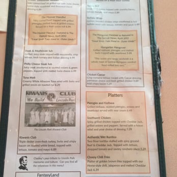 Chesley's Bar & Grille - Menu - American Near Me - Lincoln Park, Michigan Chesley's Bar & Grille - Menu - American Near Me - Lincoln Park, Michigan