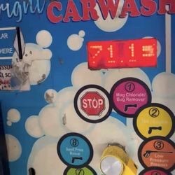 North Main Carwash - Charges ringing up after swiping our card...yikes.