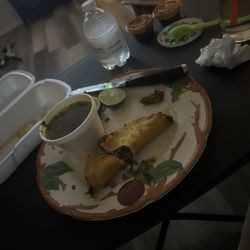 Antojitos La Poblana - The three quesia birrias for $12.50 comes with consume juice.  Really hits the spot!  Super yumm