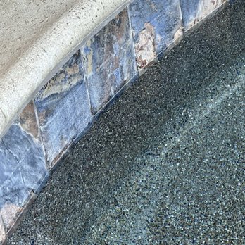 Above All Pool Tile Cleaning - Calcium line is still there - Pool Cleaners Near Me Above All Pool Tile Cleaning - Calcium line is still there - Pool Cleaners Near Me