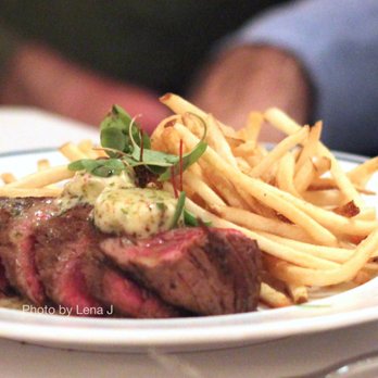 Kristines - Steak frites ($24) – steak with beurre maître and fries - French Near Me - Princeton, New Jersey Kristines - Steak frites ($24) – steak with beurre maître and fries - French Near Me - Princeton, New Jersey