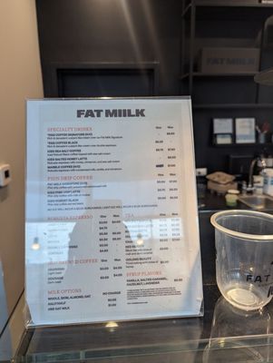 Menu photo 2 Fat Miilk Chicago, IL Menu photo 2 Fat Miilk Chicago, IL